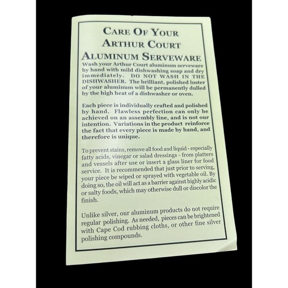 New in Box Arthur Court 2005 Grape 10" x 5" Small Olive Cheese Appetizer Tray - Picture 5 of 10